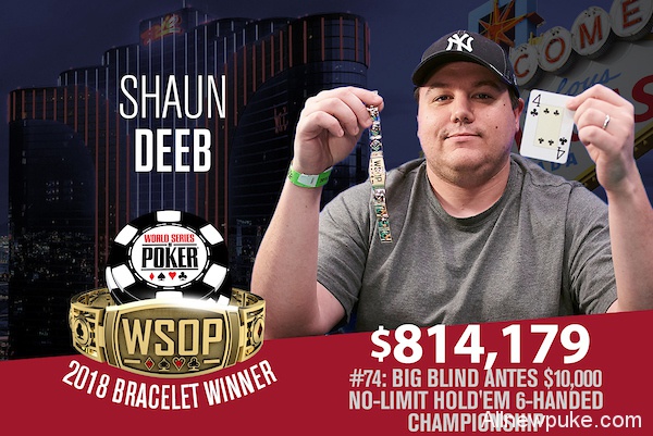 Shaun Deeb赢得今年夏个人的第二条WSOP金手链
