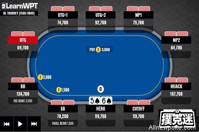 牌局分析：65s，是否在翻牌圈持续下注？