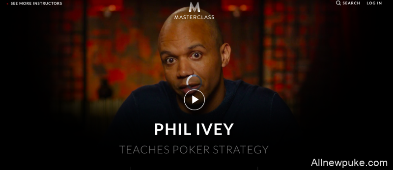 MasterClass宣布扑克名人堂成员Phil Ivey将教授扑克策略