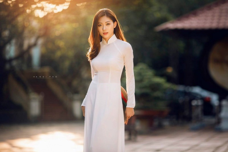 越南校花女神Thai Thi Huyen Trang 气质美女穿旗袍宛如仙女下凡