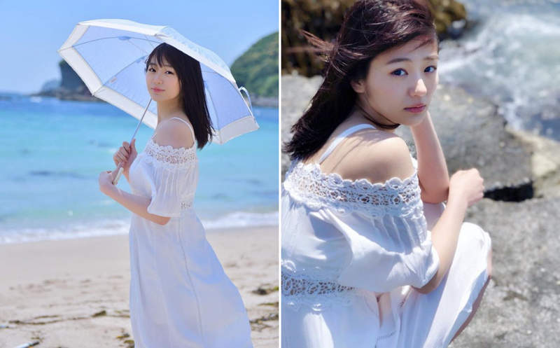 童颜美女长谷川かすみ 比基尼泳装E罩杯巨乳令人害羞