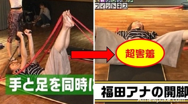 日本女主播示范“超激烈瘦身法 双腿打开瞬间让男性网友激动起来了