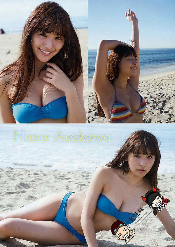 浅川梨奈首张写真DVD 裸照诱惑增加曝光率