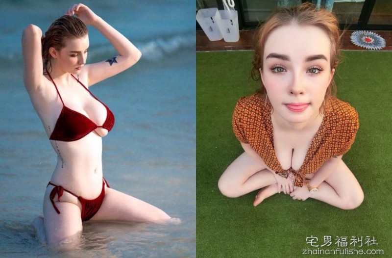 性感模特Jessie Vard 雪白奶球乳香四溢