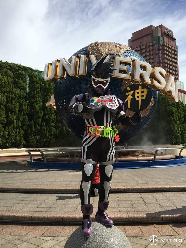 USJ的假面骑士Cosplay 超级玩家Coser假面骑士像USJ隐藏人物