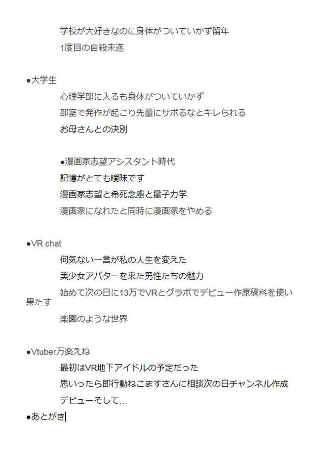 万楽えね贩售病史自传 在虚拟世界找到救赎