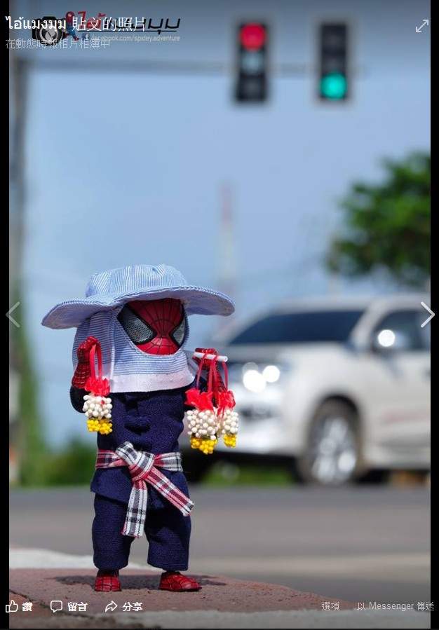泰国网友分享蜘蛛侠模型写真 蜘蛛人迷你生活照太帅了