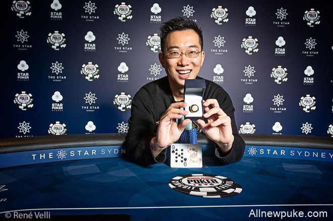 Steven Zhou斩获2019 WSOPC悉尼站主赛冠军，奖金$178,305