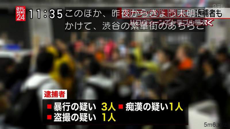 日本万圣节扮装大会 玩得太过火堪称现实版《北斗神拳》