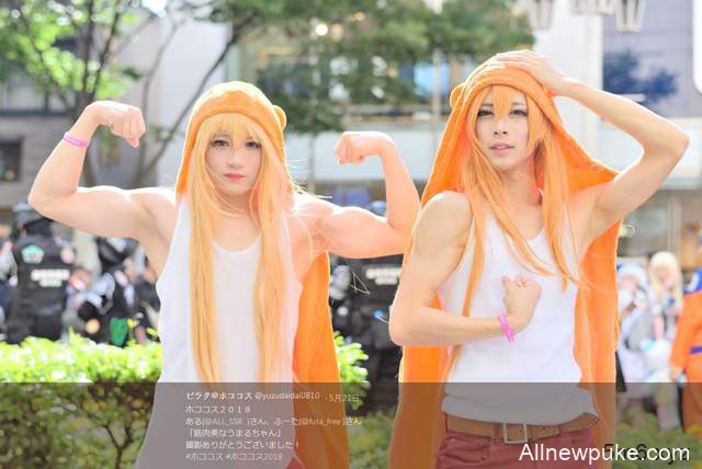 我家有个鱼干妹 肌肉男cosplay“好吃懒做”妹妹