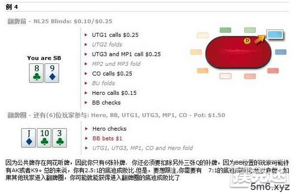 德州扑克玩家必看数理知识：补牌数(outs)和成败比(odds)