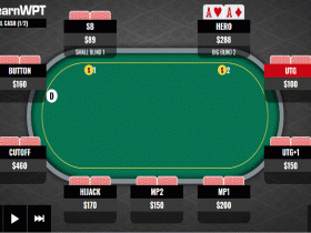 【蜗牛扑克】​牌局分析：AA，转牌圈拿到暗三条，如何游戏？