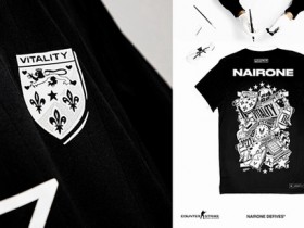 【蜗牛电竞】Vitality联动法国艺术家推出限量T恤队服
