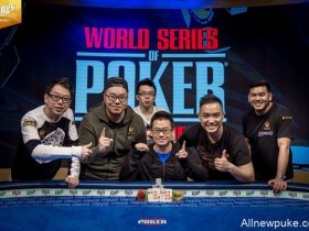 【蜗牛扑克】WSOPE：Anson Tsang赢得 €2,200 PLO冠军，入账€91,730