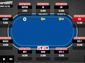 【蜗牛扑克】​牌局分析：翻牌圈顶对遇到一个下注和一个加注，如何行动？