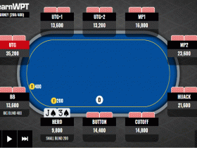 【蜗牛扑克】牌局分析：转牌圈拿到强听牌，check还是下注？