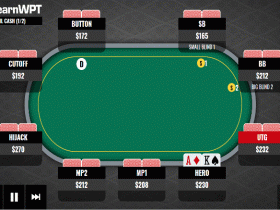【蜗牛扑克】​牌局分析：AK，翻牌圈击中顶对，转牌圈如何行动？
