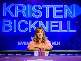 【蜗牛扑克】牌坛战姬：Kristen Bicknell斩获扑克大师赛$25K NLH桂冠，Chance Kornuth又双叒叕荣获亚军