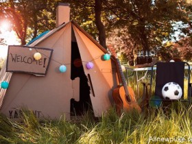 【蜗牛扑克】KarTent设计纸帐篷 厚纸板制成帐篷遮风避雨没问题