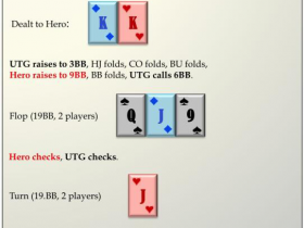 【蜗牛扑克】这手KK打得有毛病吗?