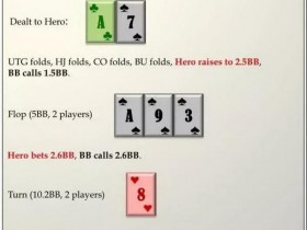 【蜗牛扑克】虽然中了同花,但这种情况你得弃牌