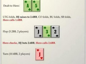 【蜗牛扑克】德州扑克中你会弃掉河牌圈击中的顶对吗