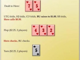 【蜗牛扑克】德州扑克里击中天同花应该如何游戏?