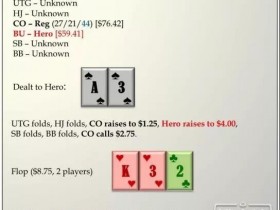 【蜗牛扑克】德州扑克中你敢不敢用底对ALL IN诈唬?