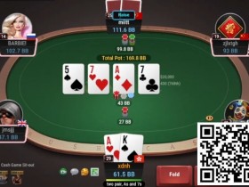 【EV扑克】牌局分析：3bet底池，TPTK转牌被推allin
