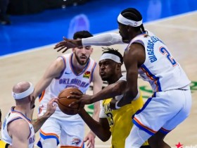 大发体育-亚历山大31+10杰伦40分 雷霆胜步行者拿到冠军点,大发助力你的致富之路!