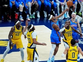 迈博体育 哈利伯顿14+5亚历山大21分 步行者胜雷霆总决赛进