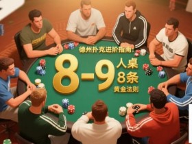【EV扑克】进阶:8-9人桌深码局的8条黄金法则