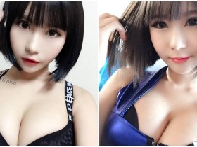 【蜗牛扑克】短髮女甜心「希維亞」! 火辣比基尼照好兇悍,F奶快爆出來了!