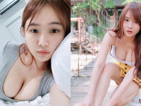 【蜗牛扑克】巨乳正妹「男友視角」讓人噴鼻血 超短熱褲露出白嫩雙腿