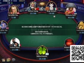 【EV扑克】WSOP线上金手链|中国选手黄凯华闯入#2角斗士赛FT,率先斩获决赛桌纪念戒!