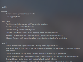 【蜗牛电竞】CS更新0827:刀具动画效果优化【EV扑克小游戏官网】