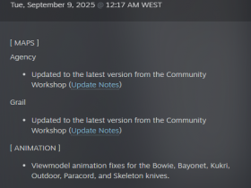 【蜗牛电竞】CS更新0909:数款刀型动画修复与杂项调整【EV扑克小游戏官网】