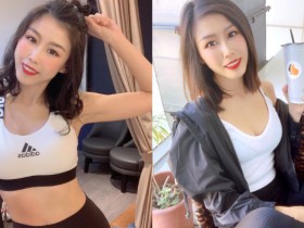 【蜗牛扑克】正能量爆表!人氣健妞「Vivian Hou」清甜笑容太迷人,邪惡的飽滿雙峰更振奮人心!