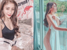 【蜗牛扑克】電眼正妹「芮晞」渡假化身解放軍,「無瑕嫩體挺蜜桃」讓司機們一早就飽食!