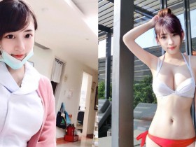 【蜗牛扑克】正妹護理師「Elle」制服被撐到好緊繃 甜美笑容讓網友都戀愛了!