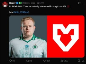 【蜗牛电竞】爆料:MOUZ有意引入Magisk出任指挥,Brollan或将下放【EV扑克小游戏官网】