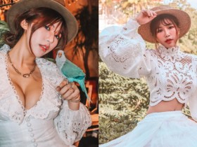 【蜗牛扑克】巴洛克少女!「彌海砂Sarre」精美洋裝偷曬小蠻腰,「兇猛玉兔」也失控蹦出