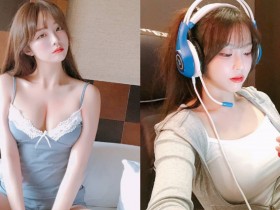 【蜗牛扑克】韓國甜美姐姐「김아영」胸前不科學腫脹 白嫩風景總是大方分享