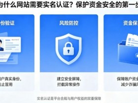 为什么网站需要实名认证?保护资金安全的第一步