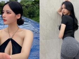 【蜗牛扑克】瑜伽套裝店「正妹老闆娘」親自當麻豆!「飽滿雪乳+翹臀」讓人購物欲激增!