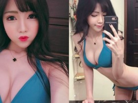 【蜗牛扑克】太爆啦!比基尼正妹胸前「霸氣的X」奶量超標,「凹臀自拍」畫面讓人噴鼻血啦!