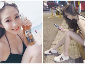 【蜗牛扑克】街頭捕獲「白皙長腿妹」!惹火美乳「回頭率好高」,網驚:是國光女神!