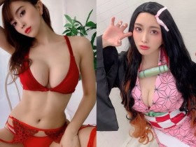 【蜗牛扑克】最情色寫真偶像「森咲智美」化身巨乳禰豆子 中路大開傲人「堅挺雙峰」大到包不住