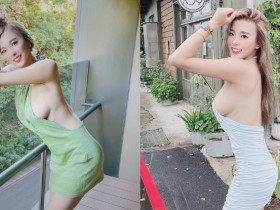 【蜗牛扑克】「波霸級尤物」隨時大顯乳威,嫩乳側溢「大半顆露在外」