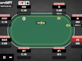 【蜗牛扑克】牌局分析：翻牌圈击中最小暗三条，慢玩还是加注？
